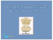 West Bengal Job Qualification - Private and Government