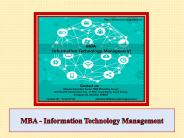 MBA - Information Technology Management