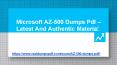 Microsoft AZ-500 Exam Dumps Pdf - Pass Your Exam In First Attempt PowerPoint PPT Presentation