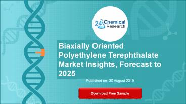 Biaxially Oriented Polyethylene Terephthalate Market Insights, Forecast to 2025