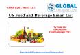 US Food and Beverage Email List PowerPoint PPT Presentation
