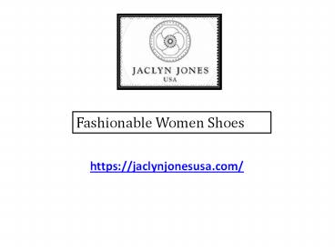 Handmade Womens Footwear California