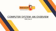 Computer Notes for CBSE Class 9
