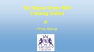 Six Sigma Green Belt Training Online - Henry Harvin