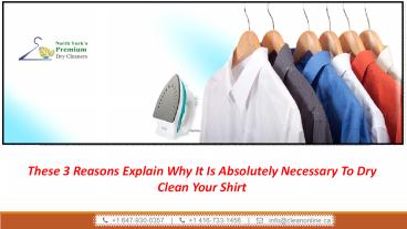 Best Shirt Laundry Services in Toronto