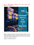 Top 5 Networking Switches for home and Business Network PowerPoint PPT Presentation