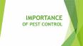 Importance Of Pest Control PowerPoint PPT Presentation