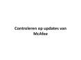 Controleren op updates van McAfee PowerPoint PPT Presentation