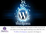 Need for WordPress Development Company in India