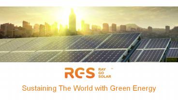 Ray Go Solar Services & Portfolio