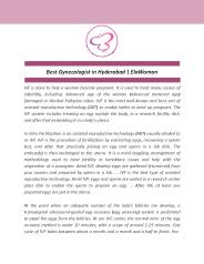 Best Gynecologist in Hyderabad \ ElaWoman