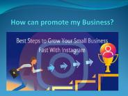 Promote Your's Business