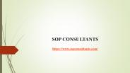sop writing services