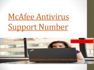 McAfee Antivirus Support Number