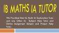 Ib Maths IA Tutor and Help Topic Project and Ideas PowerPoint PPT Presentation