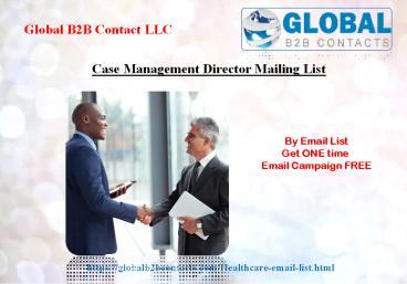 Case Management Director Mailing List