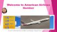 American Airlines Number-The Best American Airlines Services PowerPoint PPT Presentation