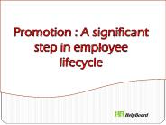 Employee Job Promotion Policy