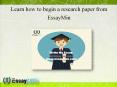 Visit EssayMin and Know how to Begin a Research Paper PowerPoint PPT Presentation