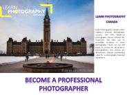 Basic photography lessons for beginners: learn Photography Canada