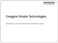 Best Manpower Job Placements Consultants in India-Emagine People Technologies PowerPoint PPT Presentation