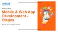 Startup Ideas - Mobile & Web App Development Stages PowerPoint PPT Presentation