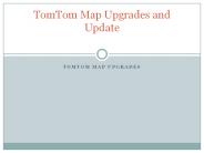 TomTom map Upgrade | TomTom map Update (1)
