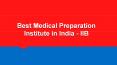 Best Medical Preparation Institute in India - Ideal Institute of Biology PowerPoint PPT Presentation