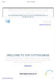 cotton tote bags