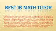 Best Ib Math Tutor IA Online Help Assignments