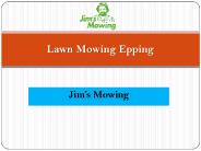 Best Lawn Mowing Epping | Jim’s Mowing