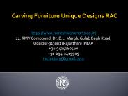 Carving Furniture Unique Designs RAC