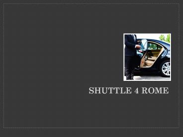 private airport transfer service