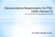 An Overview on FSSC 22000 (Version-5) Documentation kit