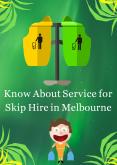 Know About Service for Skip Hire in Melbourne PowerPoint PPT Presentation
