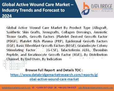 Active Wound Care Market
