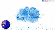 Eligibility Criteria and Requirements to Study in Australia