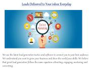 Leads Delivered to Your inbox Everyday