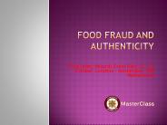 FOOD FRAUD IN-HOUSE