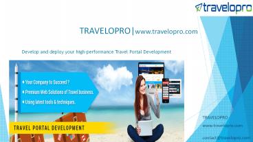 Travel portal Developmet