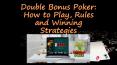Everything about Double Bonus Poker (1) PowerPoint PPT Presentation