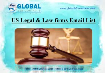 US Legal & Law firms Email List