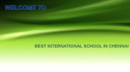 BEST INTERNATIONAL SCHOOLS LIST CHENNAI
