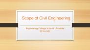 Scope of Civil Engineering - Avantika University