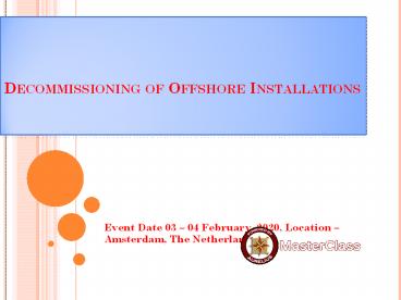 DECOMMISSIONING IN-HOME