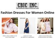 Fashion Dresses For Women Online