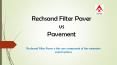 Rechsand Filter Paver vs Pavement PowerPoint PPT Presentation