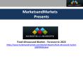 Food Ultrasound Market Share, Trends, and Forecast - 2022 PowerPoint PPT Presentation