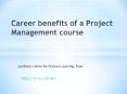 Career in Project Management Course PowerPoint PPT Presentation