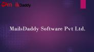 MailsDaddy MBOX to PST Converter Tool